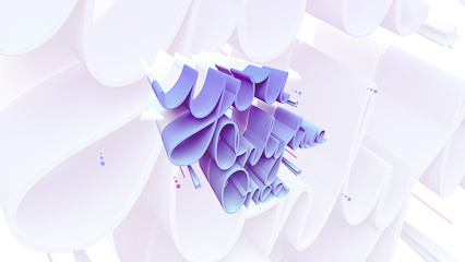 C4D立體字練習 從平面到立體——字體與字形的創意設計